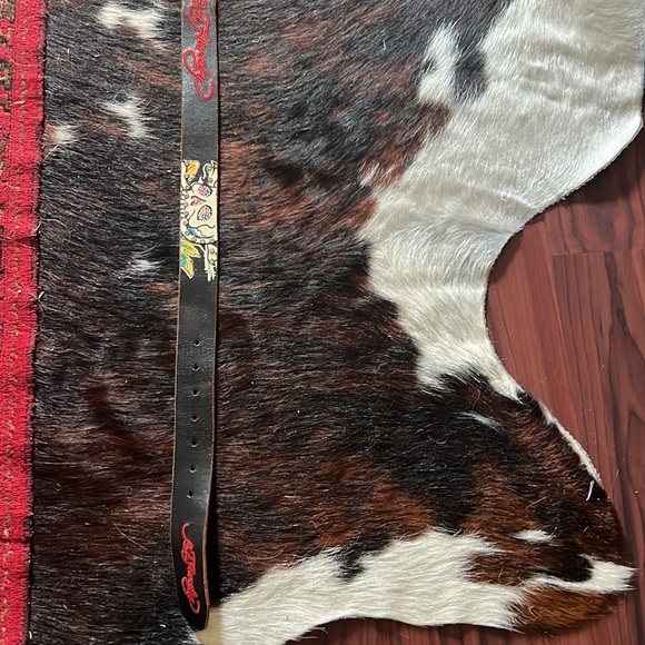 Ed hardy studded belt L leather Vintage - Picture 4 of 12